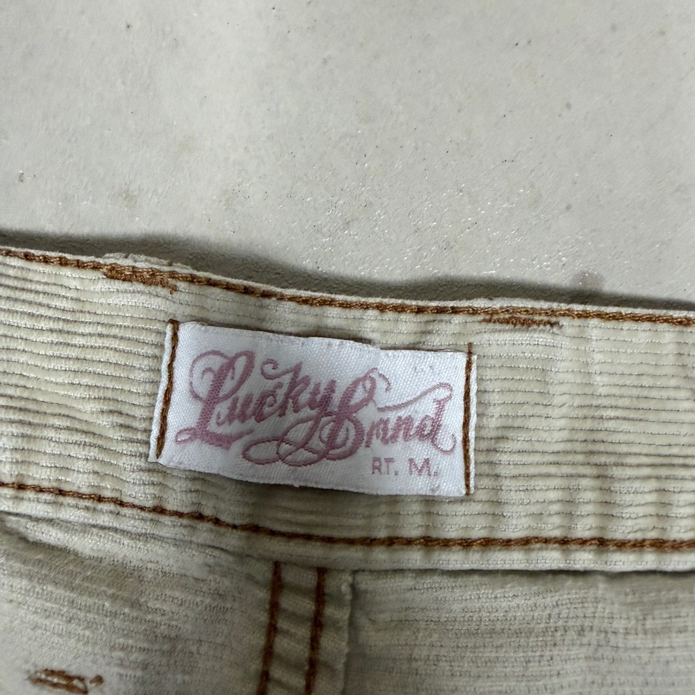 Lucky Brand Mens‎ Corduroy Shorts Tan Beige Cotton Size 33 - Picture 2 of 7